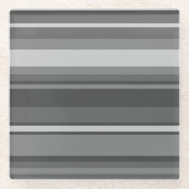 Dessous-de-verre En Verre Bandes grises