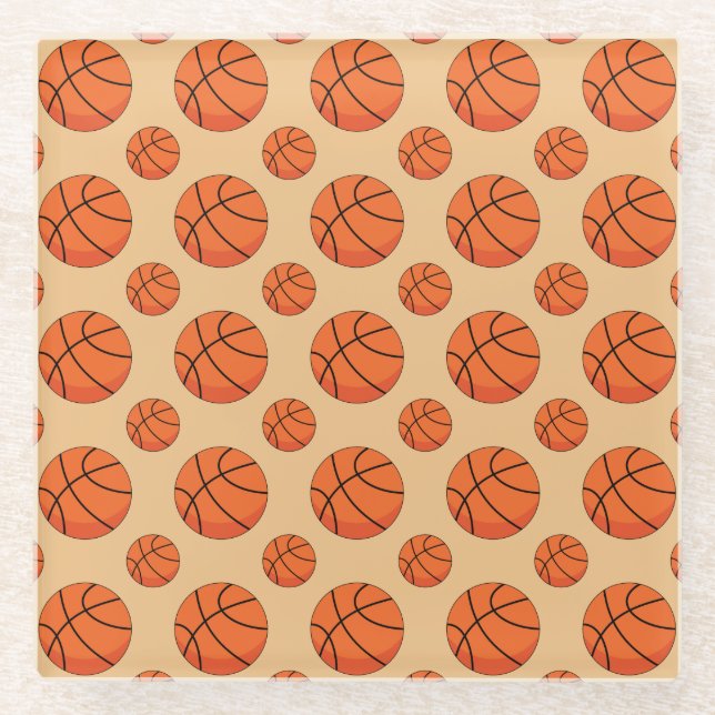 Dessous-de-verre En Verre Basket-ball (Devant)