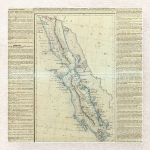Dessous-de-verre En Verre Basse-Californie, Mexique