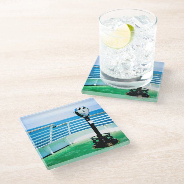 Dessous-de-verre En Verre Binoculaire touristique (Incliné)