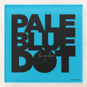 Dessous-de-verre En Verre Bleu-clair