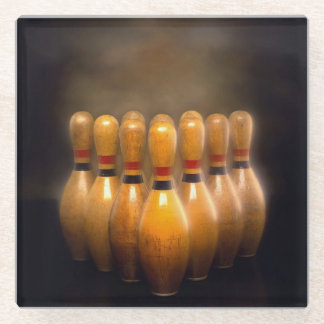 Dessous-de-verre En Verre Bowling