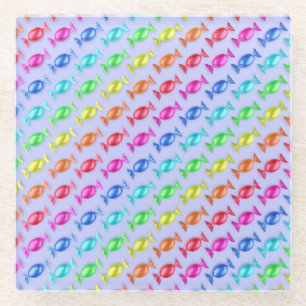 Dessous-de-verre En Verre Brochures à différentes couleurs