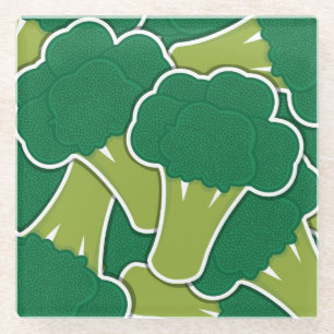 Dessous-de-verre En Verre Brocoli