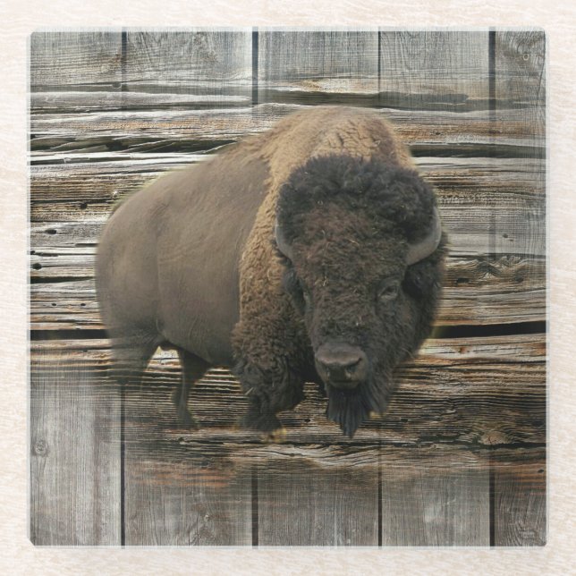 Dessous-de-verre En Verre Buffalo (Devant)