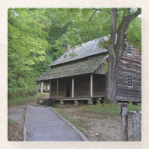Dessous-de-verre En Verre Cabine Cades Cove