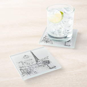 Dessous-de-verre En Verre Café Paris