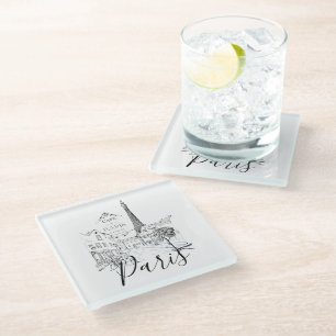 Dessous-de-verre En Verre Café Paris