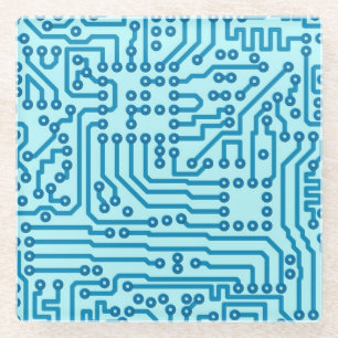 Dessous-de-verre En Verre Carte électronique de Digitals