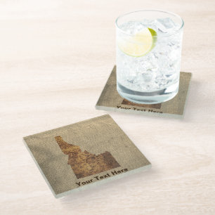 Dessous-de-verre En Verre Carte Idaho Spud