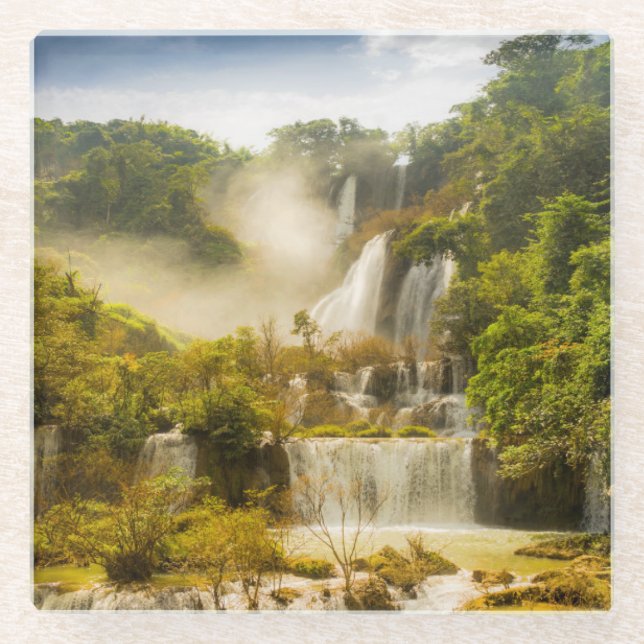 Dessous-de-verre En Verre Cascade | Thaïlande de Thi Lor Su (Devant)