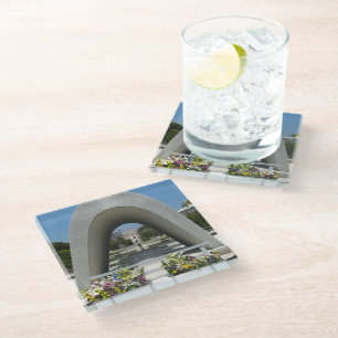 Dessous-de-verre En Verre Cénotaphe commémoratif d'Hiroshima