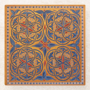 Dessous-de-verre En Verre Cercles médiévaux