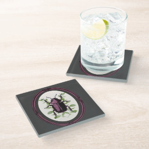 Dessous-de-verre En Verre Cerf-volant encadré