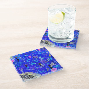 Dessous-de-verre En Verre Chaos de l'esprit