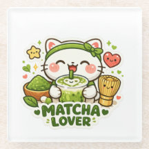 Chat mignon amateur de matcha