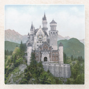 Dessous-de-verre En Verre Château allemand Fairytale