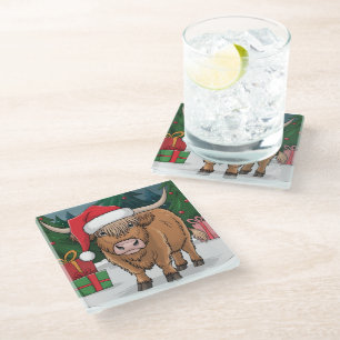 Dessous-de-verre En Verre Christmas