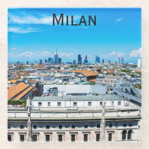 Dessous-de-verre En Verre Ciel Milan en Italie