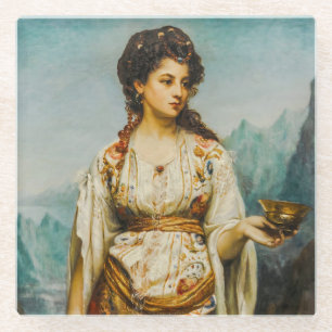 Dessous-de-verre En Verre Cirque de Jean Jules Bardin (1875)