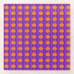 Dessous-de-verre En Verre Citrouille de design de costume Dessous de verre v