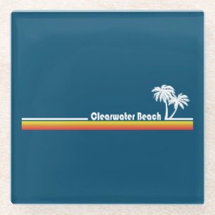 Dessous-de-verre En Verre Clearwater Beach Floride
