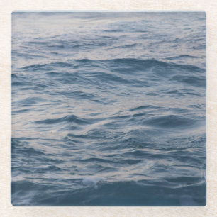 Dessous-de-verre En Verre Closeuse d'eau de mer