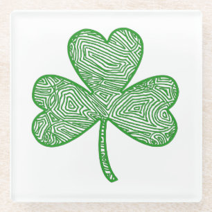 Dessous-de-verre En Verre Clover