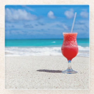 Dessous-de-verre En Verre Cocktail par la mer