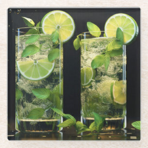 Dessous-de-verre En Verre Cocktails Mojito