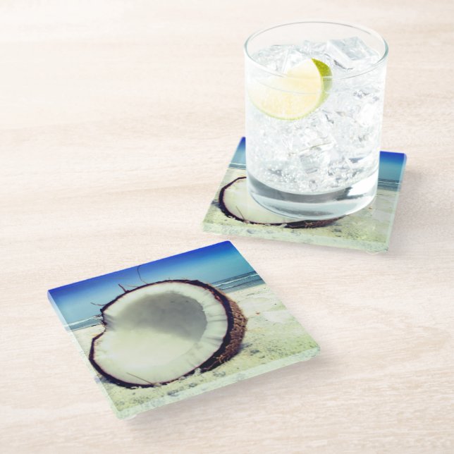 Dessous-de-verre En Verre Cocotier (Incliné)