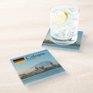 Dessous-de-verre En Verre Cologne Allemagne