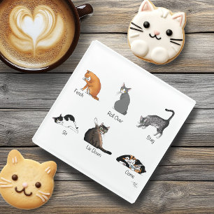 Dessous-de-verre En Verre Commandes Cat