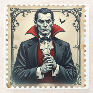 Dessous-de-verre En Verre Comptez sur la classe : Toast Vintage de Dracula