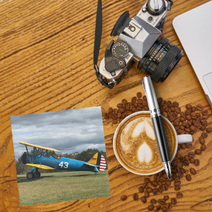Dessous-de-verre En Verre Cool avion photo et voyage, aviation, pilote