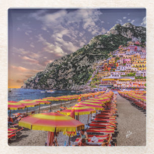 Dessous-de-verre En Verre Côte d'Amalfi Positano Europe Voyager