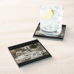 Dessous-de-verre En Verre Cotton Club, New York City Vintage Mouse Pad