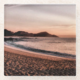 Dessous-de-verre En Verre Coucher de soleil coloré à Cabo