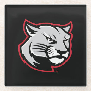 Dessous-de-verre En Verre Cougars de SIUE