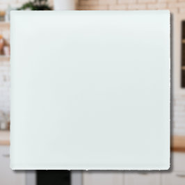 Dessous-de-verre En Verre Couleur solide blanche givrée | Classique | Élégan