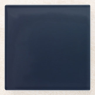 Dessous-de-verre En Verre Créez Votre Propre - Texture Sombre - Bleu Marine