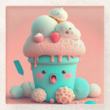 Crème glacée Kawaii