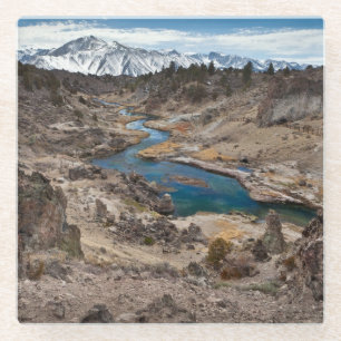 Dessous-de-verre En Verre Crique chaude Gulch