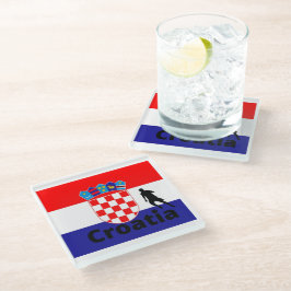 Dessous-de-verre En Verre Croatia soccer