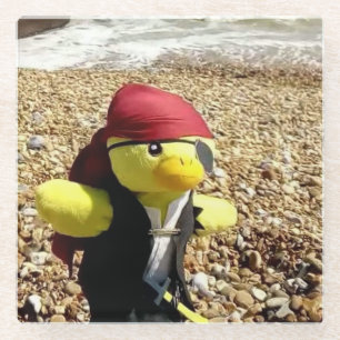 Dessous-de-verre En Verre Danny Duck le pirate