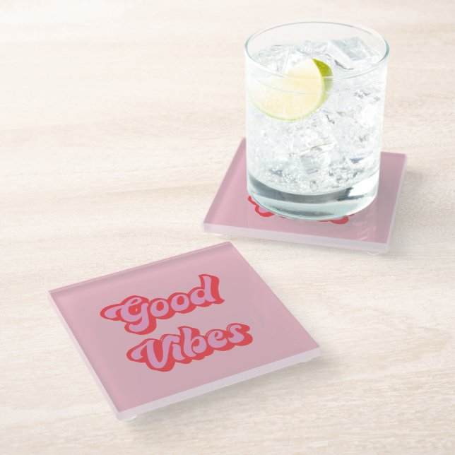 Dessous-de-verre En Verre Décor du collège (Incliné)