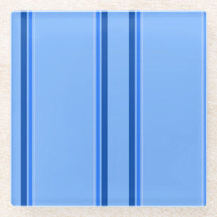 Dessous-de-verre En Verre Dessous de verre bleu