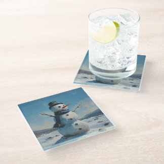 Dessous-de-verre En Verre Dessous de verre de Noël, fun, cool et tendance