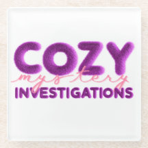 Dessous de verre d'enquêtes sur les mystères cosy