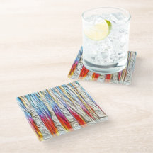 Dessous de verre en verre